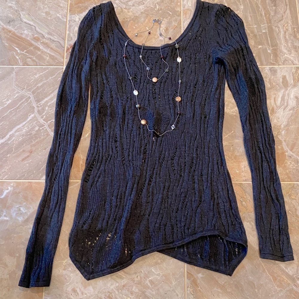 Express asymmetrical sweater